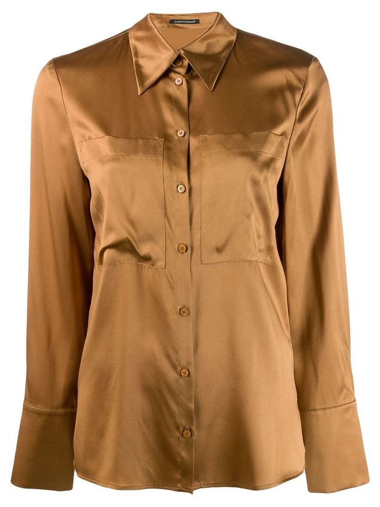 Luisa Cerano button-down shirt - Brown