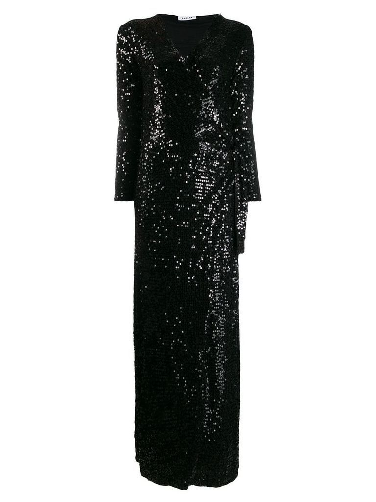 P.A.R.O.S.H. Runway sequin gown - Black