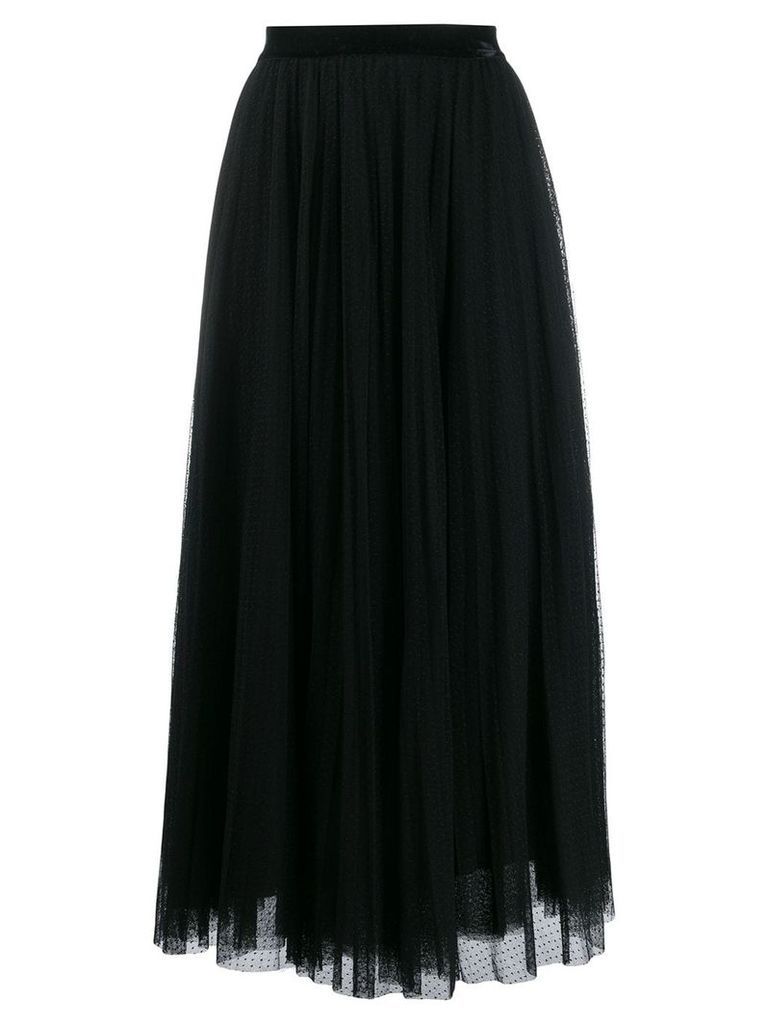 Ermanno Ermanno pleated tulle skirt - Black