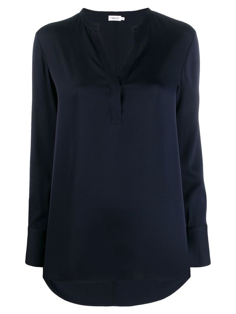 Filippa K slit detail blouse - Blue