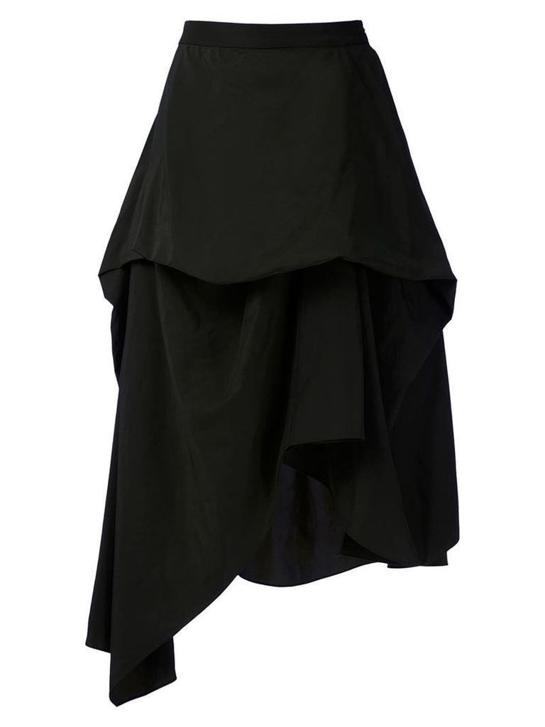 Uma Raquel Davidowicz Miami asymmetric layered skirt - Black