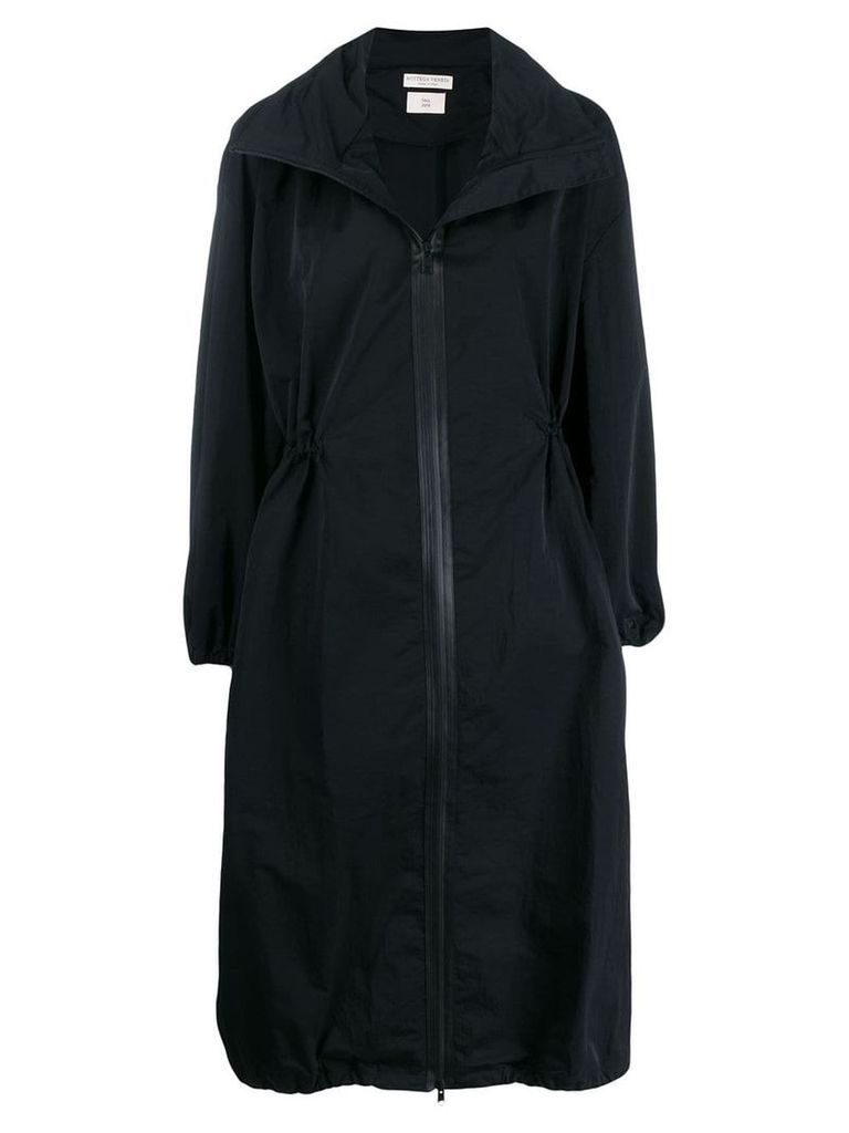 Bottega Veneta oversized mid-length coat - Black
