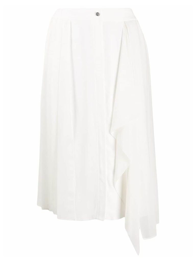 Iceberg asymmetric skirt - White