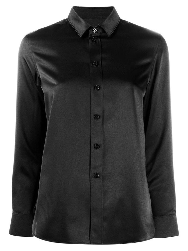 Saint Laurent classic silk shirt - Black