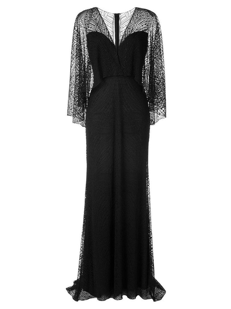 Tadashi Shoji gothic evening dress - Black
