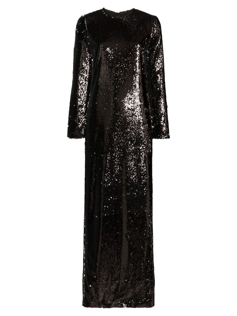 Marques'Almeida sequinned maxi dress - Black
