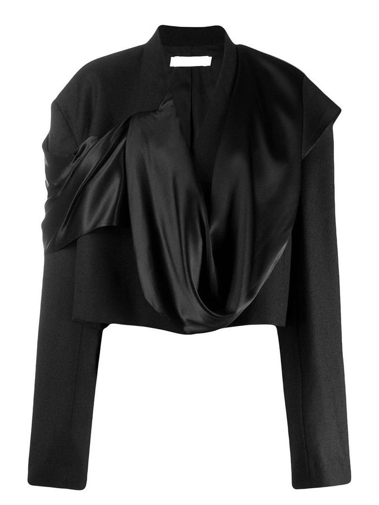 Litkovskaya draped detail blazer - Black