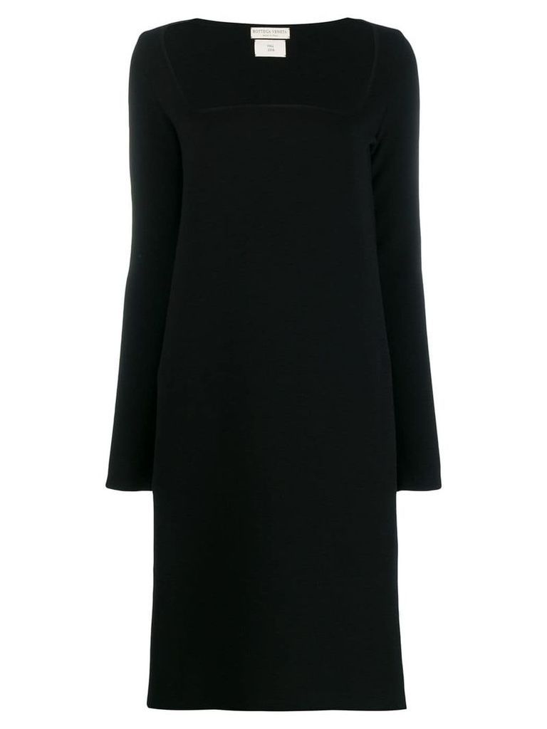 Bottega Veneta square neckline dress - Black