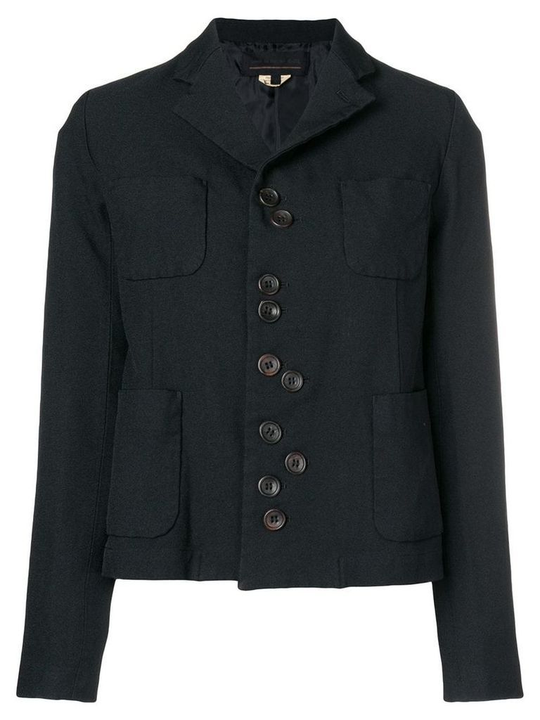 Comme Des Garçons Girl button detail jacket - Black