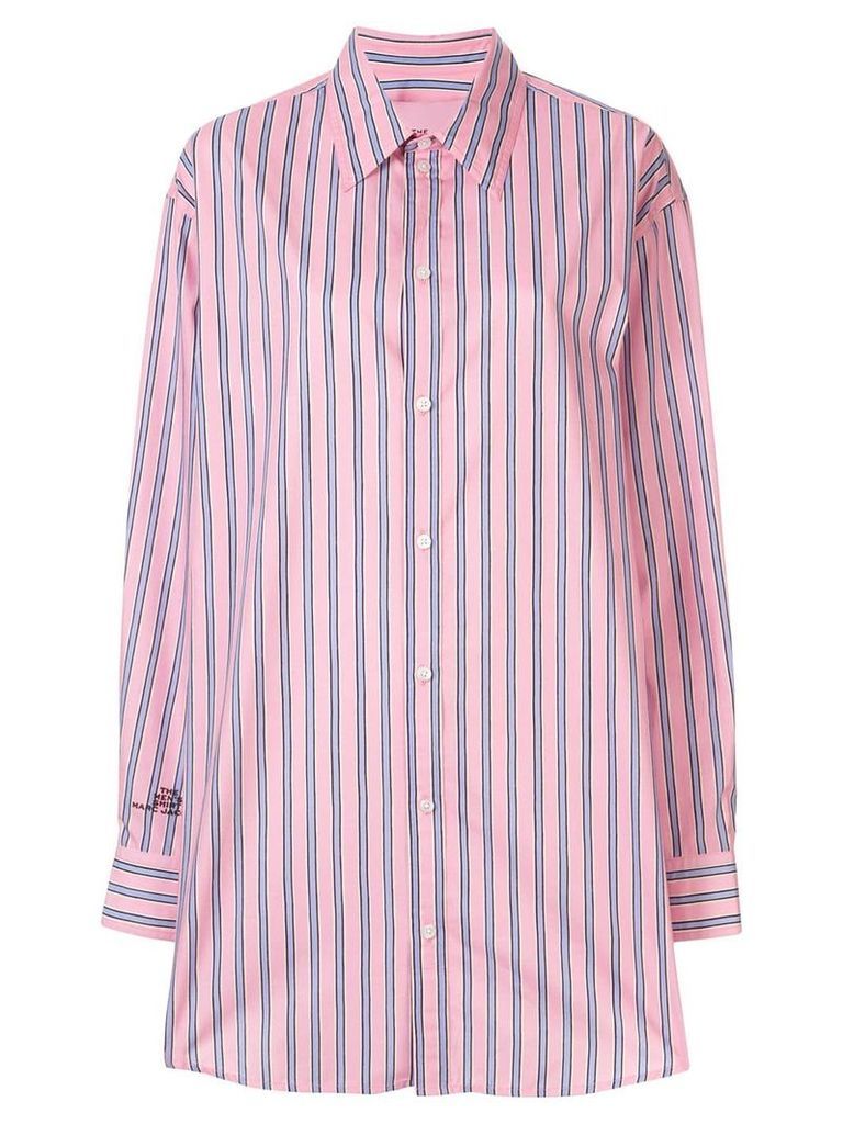 Marc Jacobs oversized pinstripe shirt - PINK
