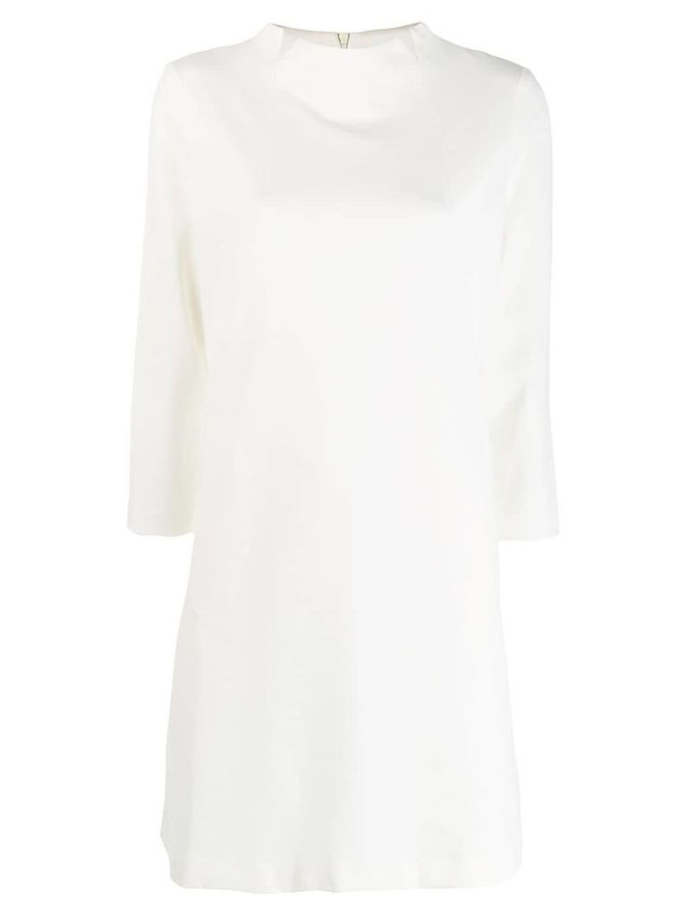 Semicouture long-sleeve midi dress - White