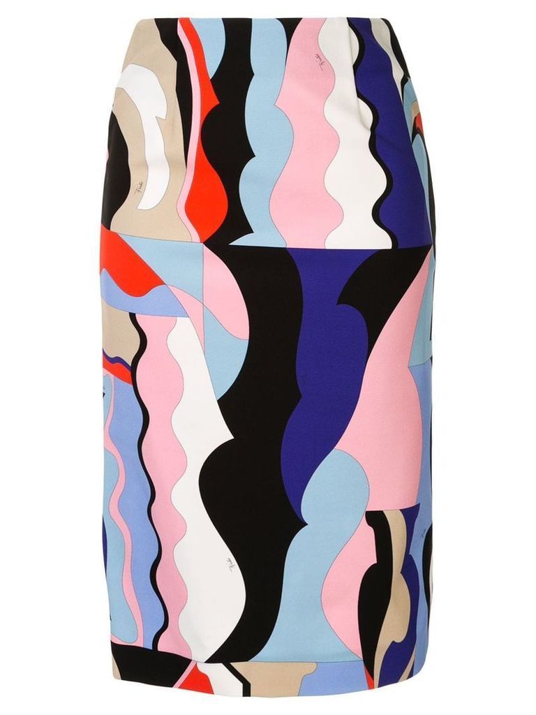 Emilio Pucci multicoloured fitted skirt