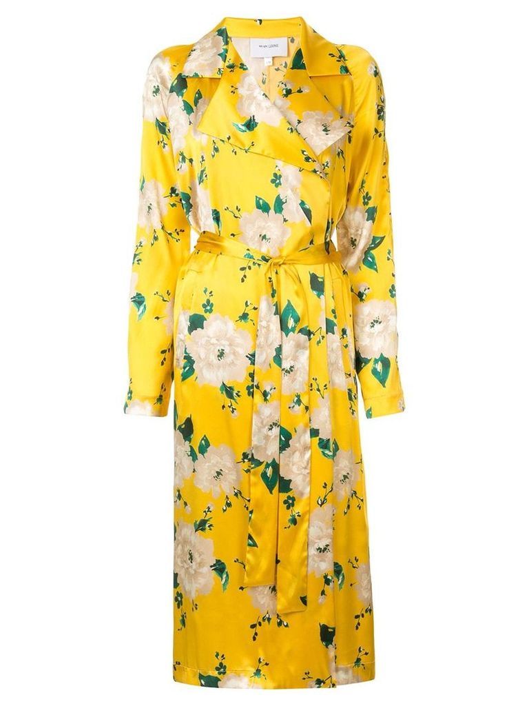 We Are Leone Tallullah floral wrap dress - Yellow