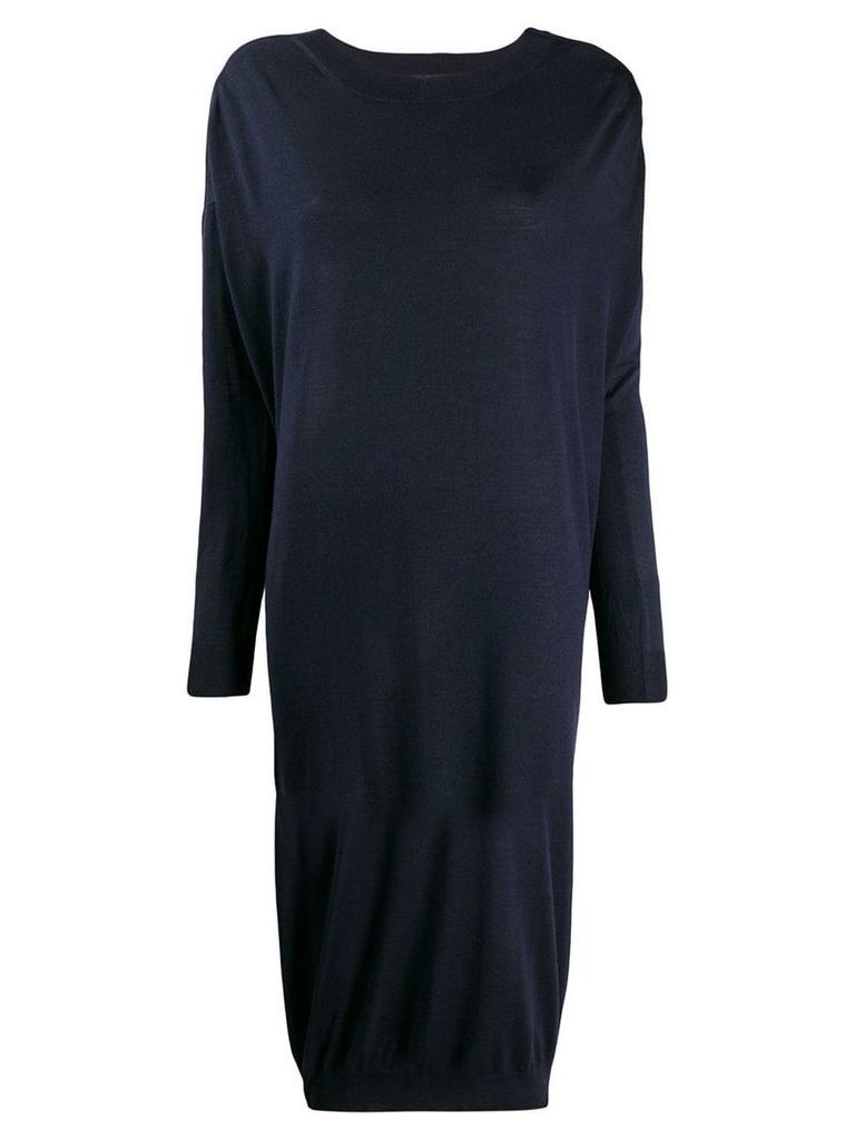Stella McCartney knitted midi dress - Blue