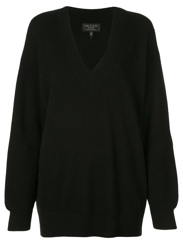 Rag & Bone relaxed-fit cashmere sweater - Black