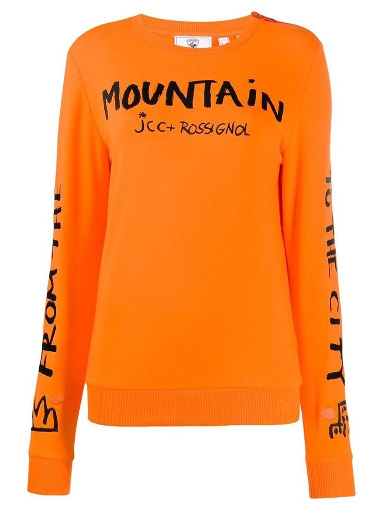 Rossignol JC de Castelbajac Women JCC sweatshirt - ORANGE