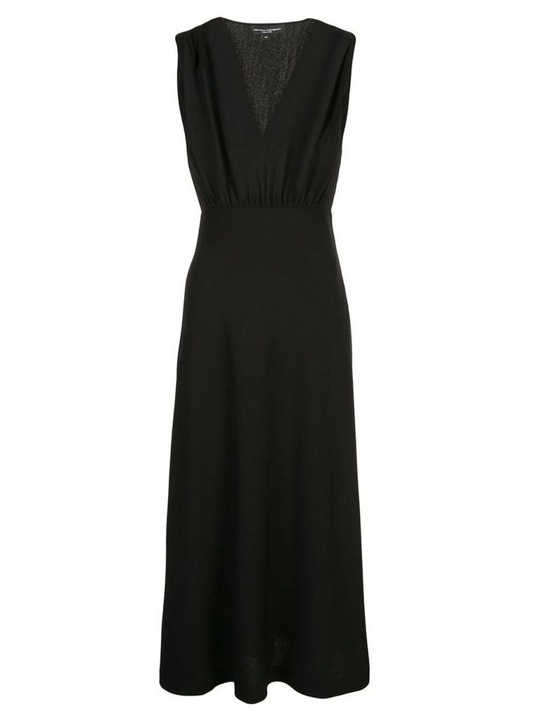 Narciso Rodriguez V-neck midi dress - Black