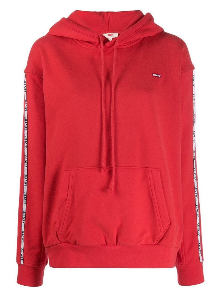 Levi's logo band hoodie - Red