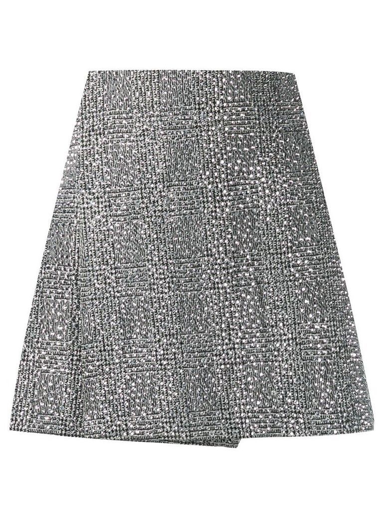 Ermanno Scervino stud-embellished mini skirt - SILVER