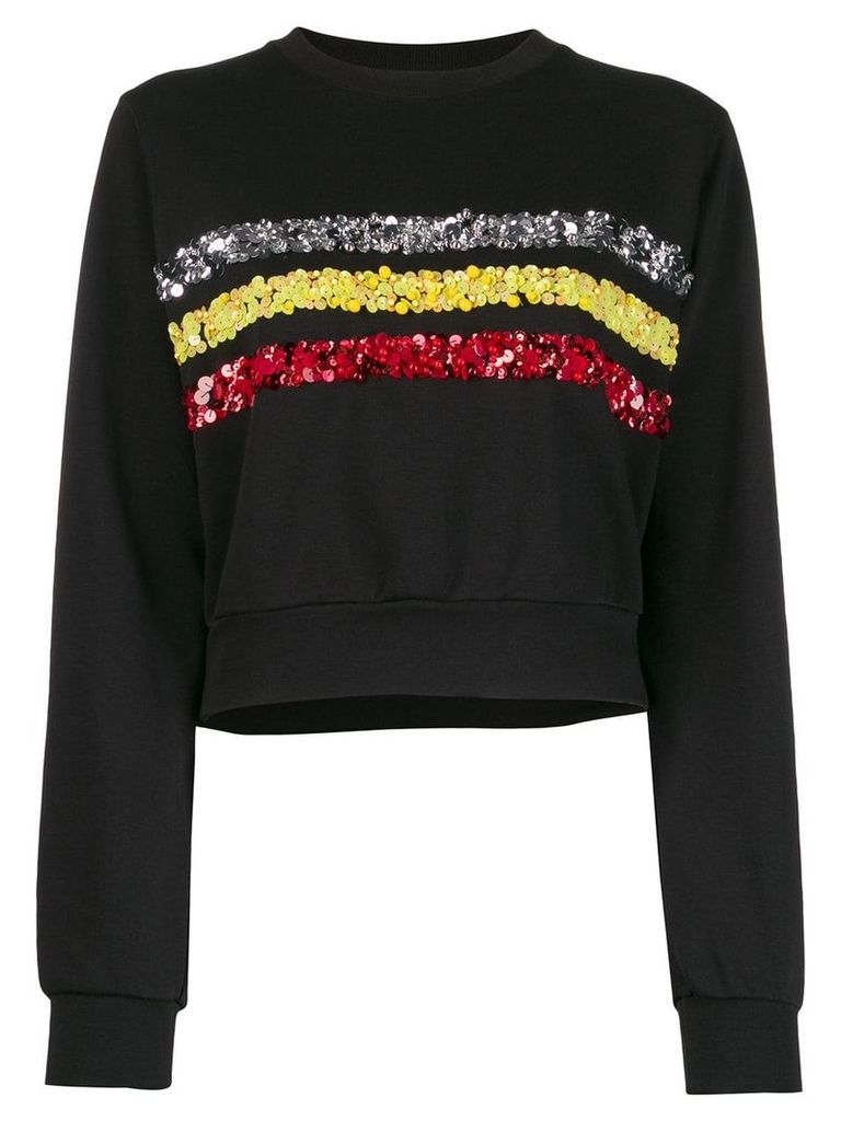 No Ka' Oi rush sweater with embroidery - Black