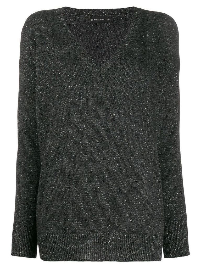 Etro V-neck sweater - Grey