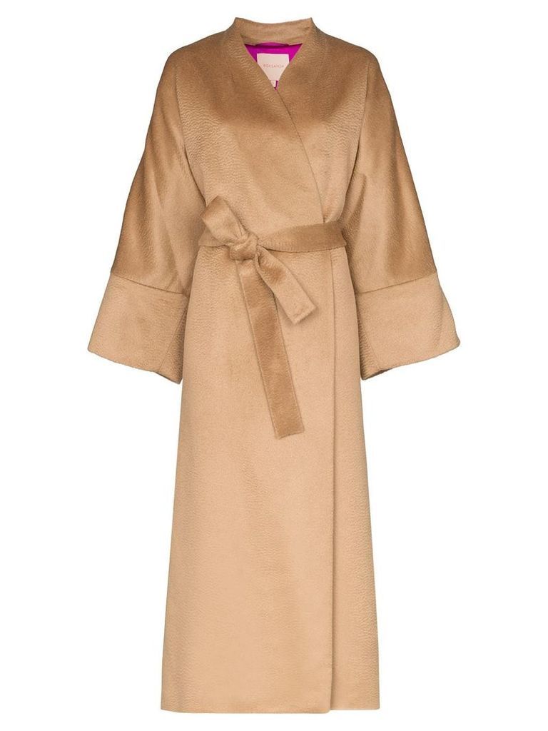 Roksanda Larisa oversized wrap coat - NEUTRALS