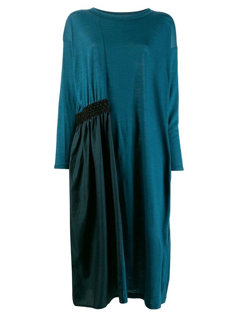 Zucca asymmetric style dress - Blue