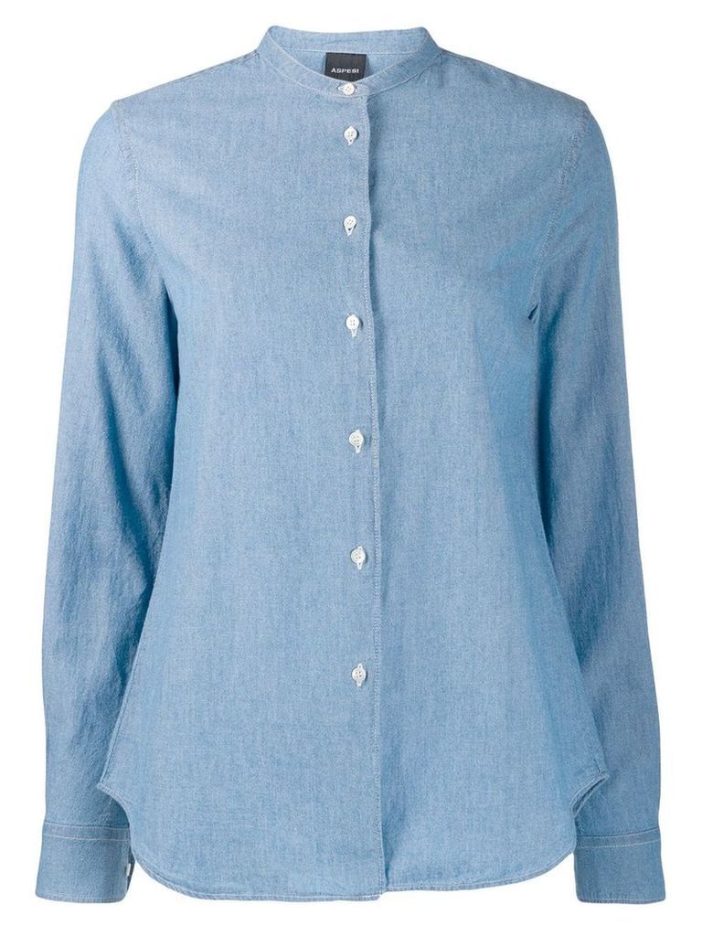 Aspesi long sleeved shirt - Blue