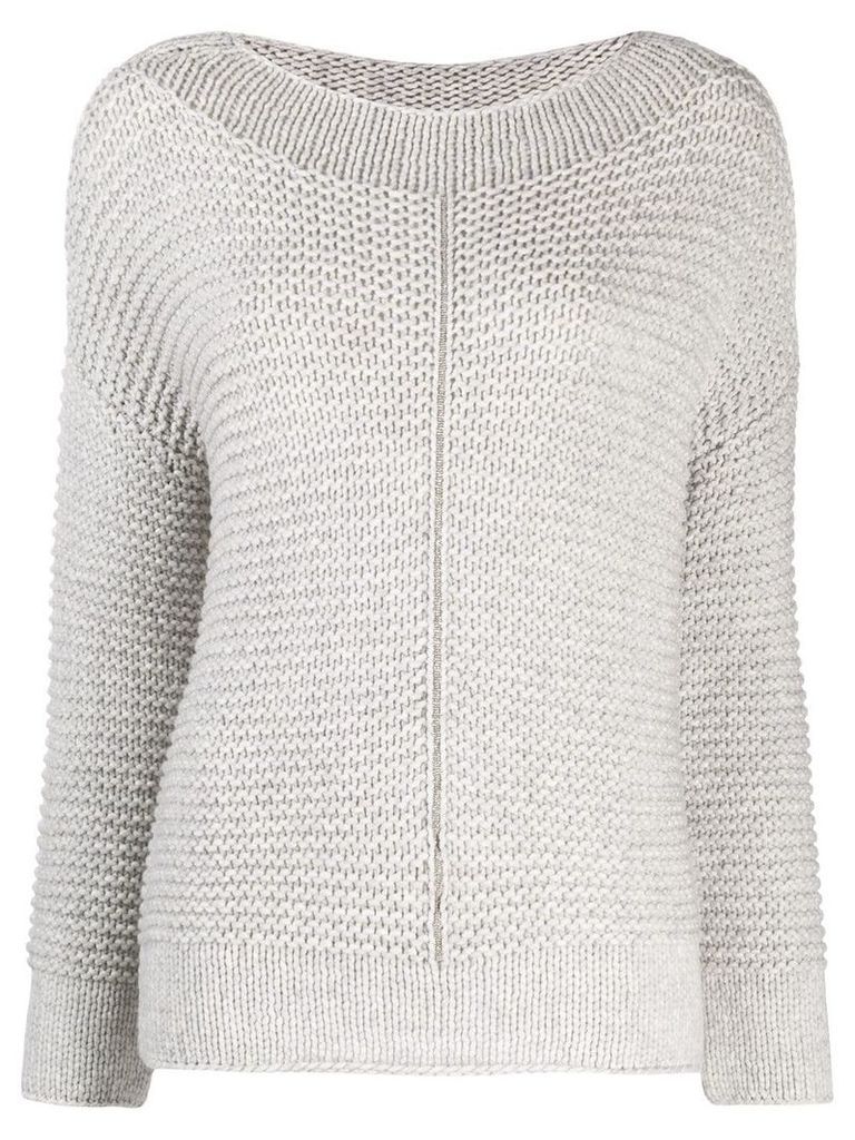 Fabiana Filippi knitted jumper - Grey