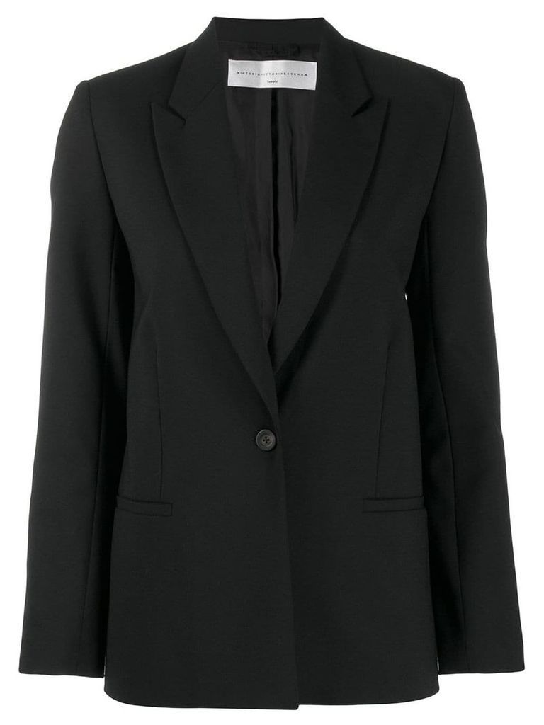 Victoria Victoria Beckham slim blazer jacket - Black