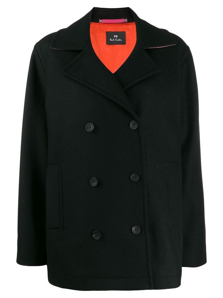 PS Paul Smith double-breasted coat - Black