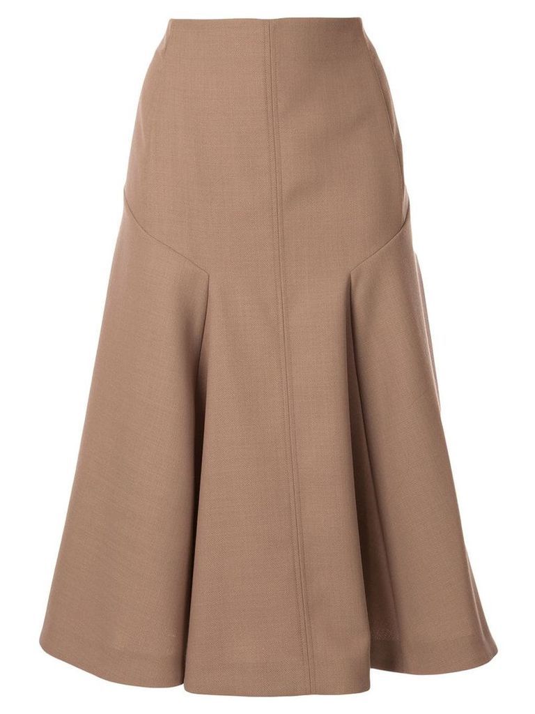 Joseph high-waisted A-line skirt - Brown
