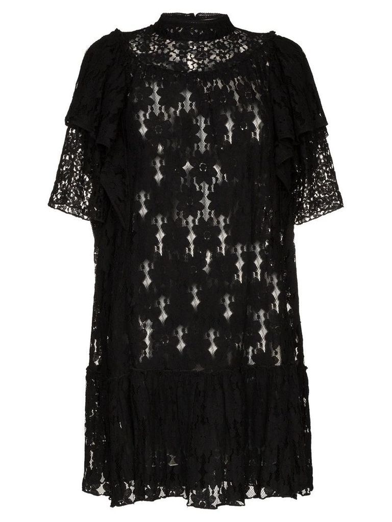 Isabel Marant Étoile Venus lace mini dress - Black