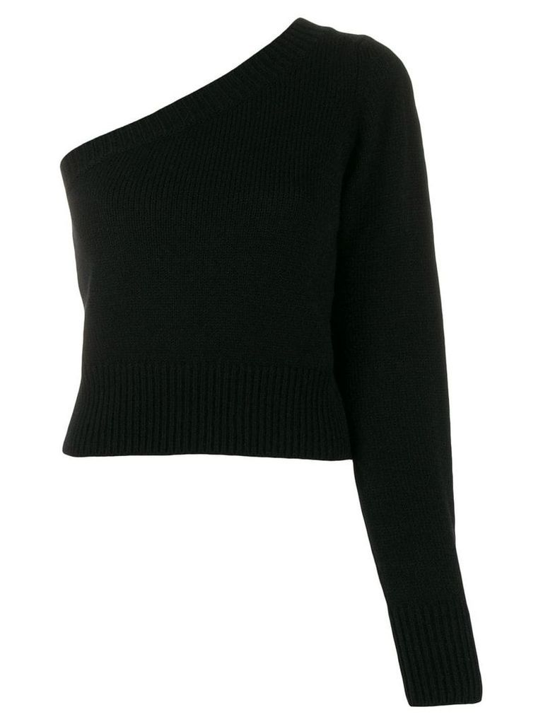 Federica Tosi one-shoulder sweater - Black