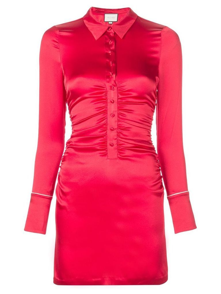 Alexis Jorja shirt mini dress - Red