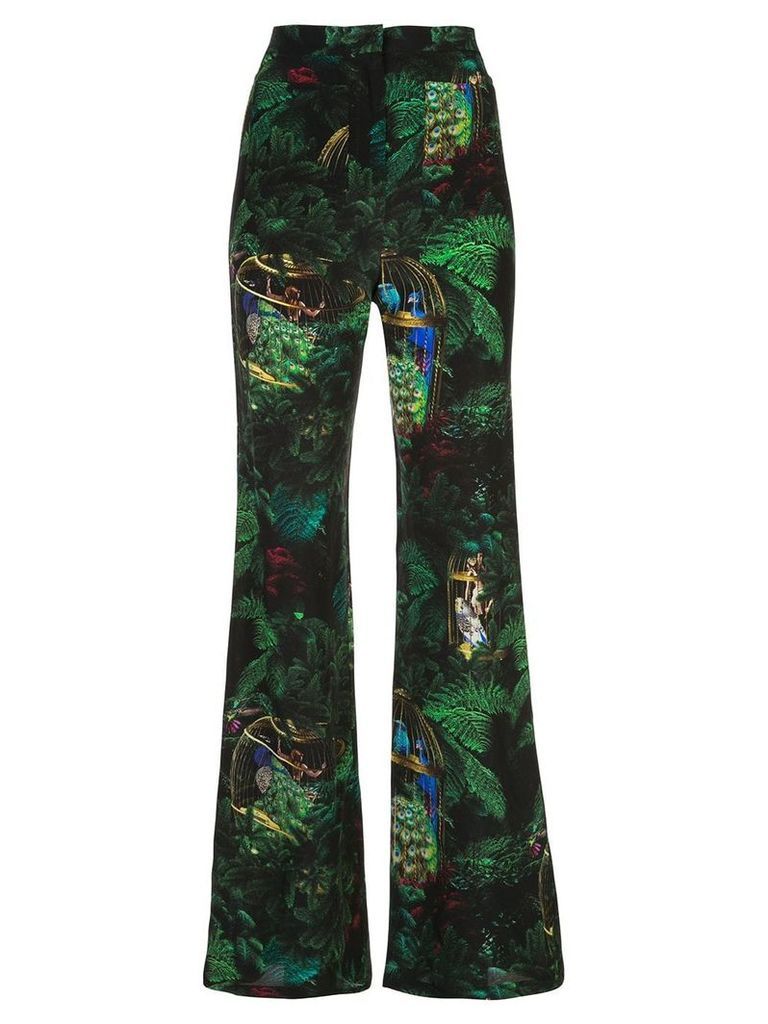 Fete Imperiale Moody appoloni silk trousers - Green