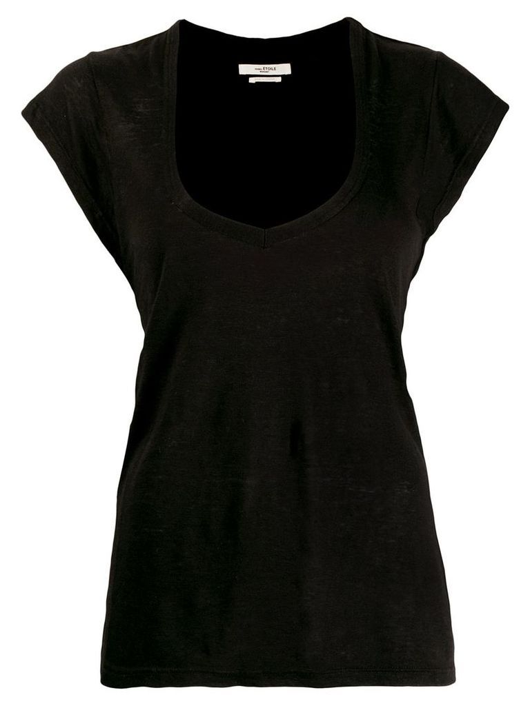 Isabel Marant Étoile deep V T-shirt - Black