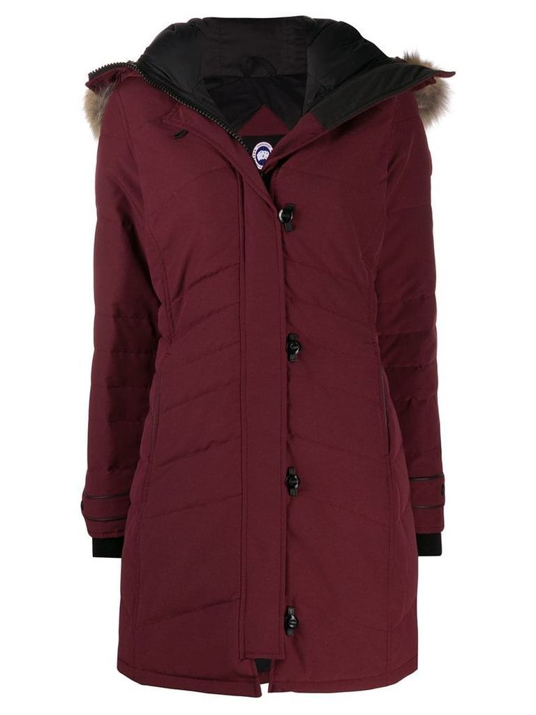 Canada Goose hooded padded coat - Red