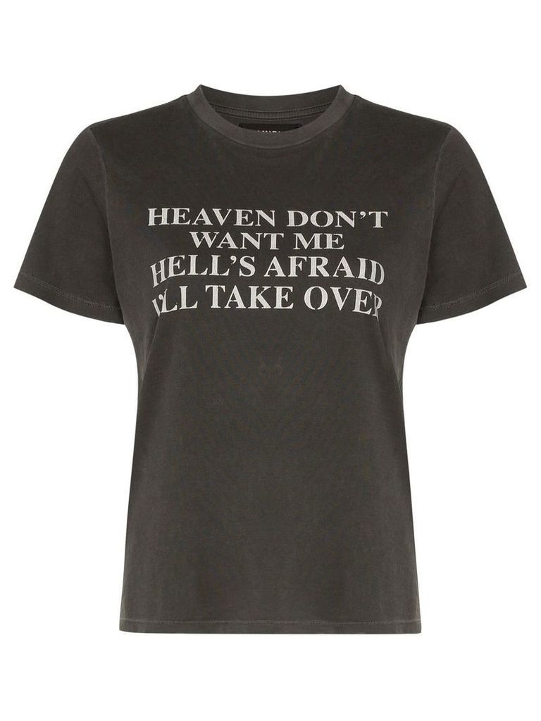 AMIRI Heaven and Hell cotton T-shirt - Black