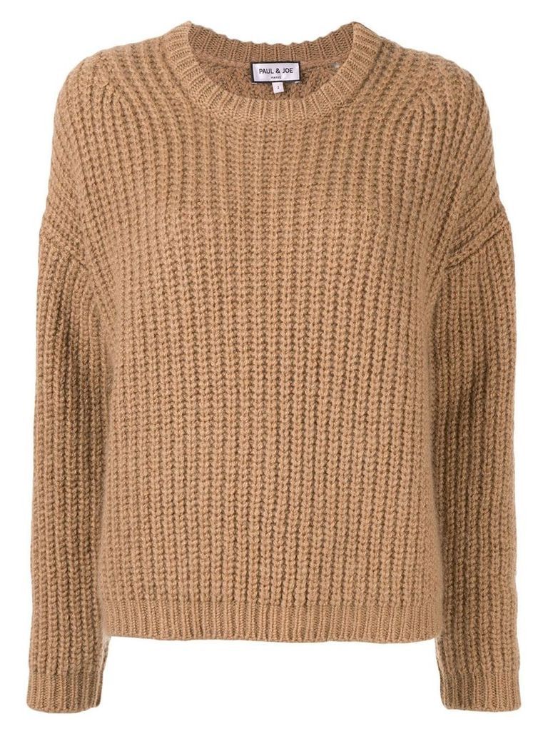 Paul & Joe cable knit jumper - Brown