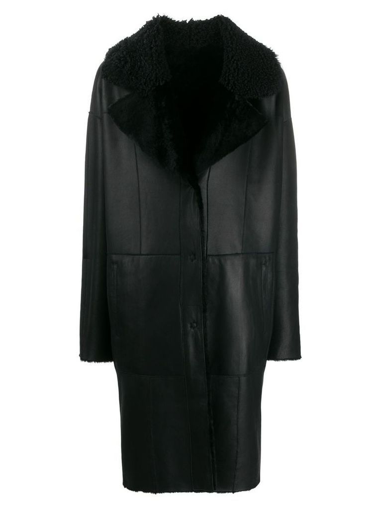 Drome reversible hooded coat - Black