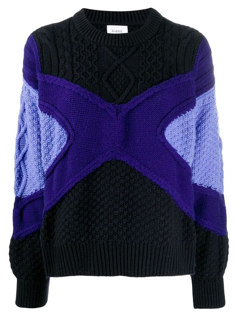 Barrie chunky knit jumper - Blue