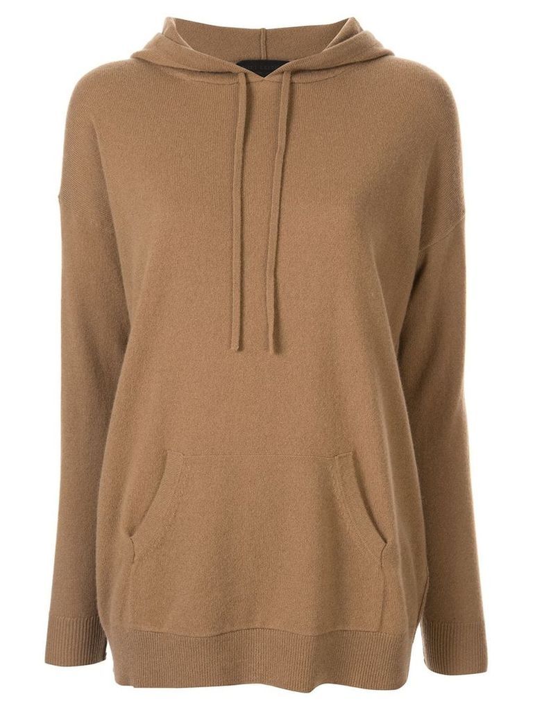 Nili Lotan cashmere relaxed-fit hoodie - Brown