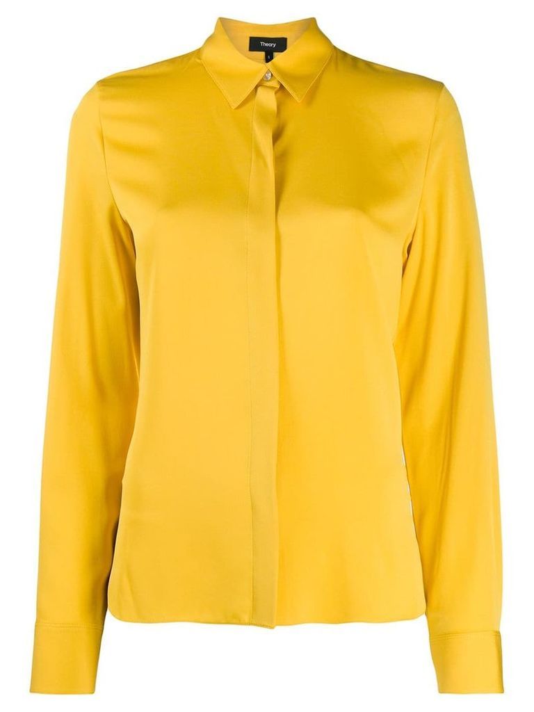 Theory regular fit blouse - Yellow