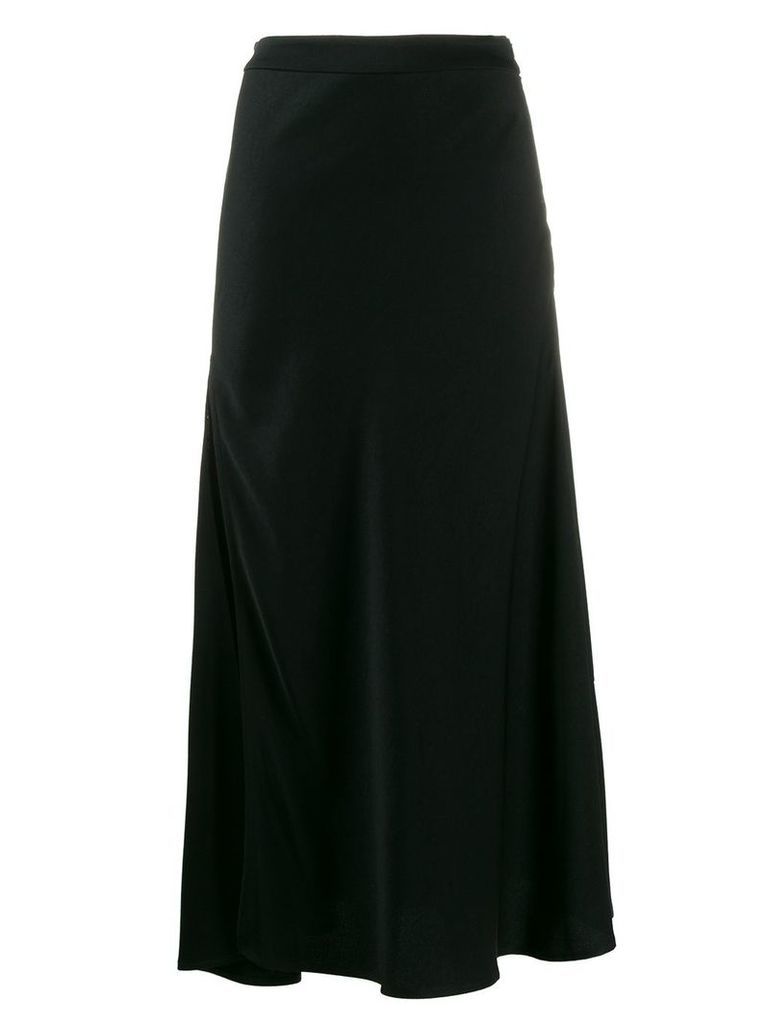 Ellery slit draped skirt - Black
