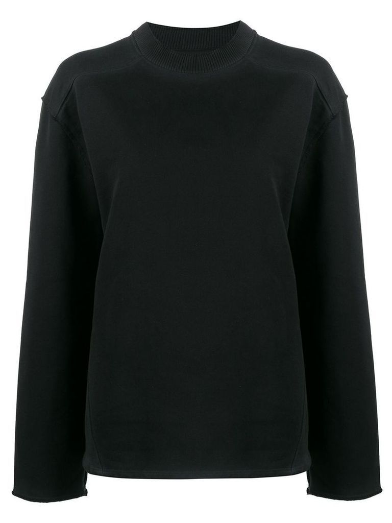 Acne Studios elongated faded sweatshirt - Black
