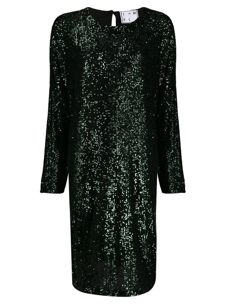 In The Mood For Love elisa sequin midi dress - Green