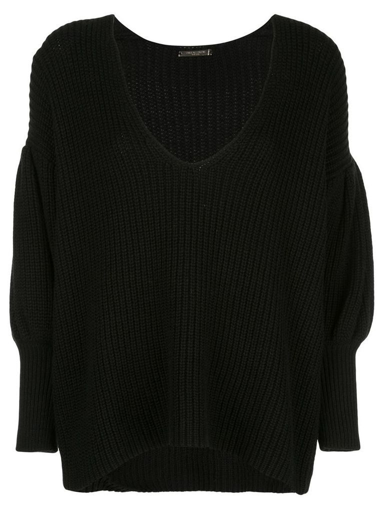 Caroline Constas slouchy knit jumper - Black