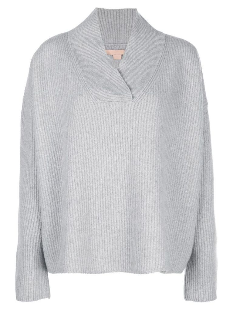 Brock Collection oversized ribbed knit jumper - Grey