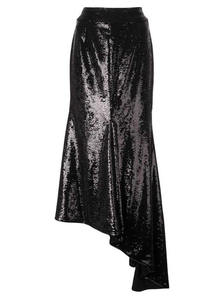 Alexandre Vauthier asymmetric sequin skirt - Black